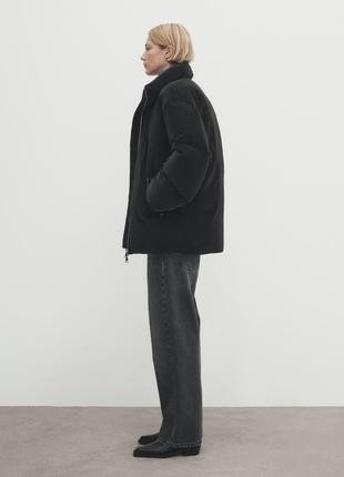 Massimo dutti куртка з атласним ефектом і наповнювачем із пуху та пера нова оригінал3 фото