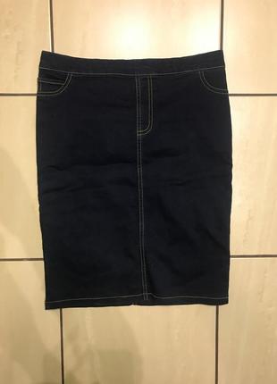 Юбка джинсовая ostin, размер м1 фото