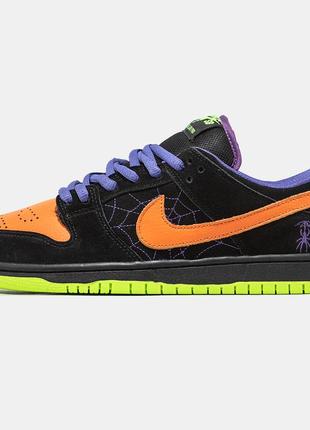 Мужские зимние кроссовки nike sb dunk low night of mischief halloween мех5 фото