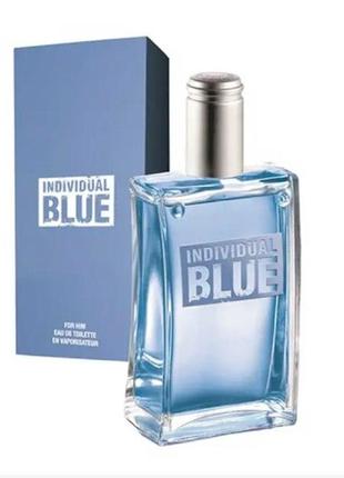 Чоловічий  набір avon individual blue (індивідуал блу ейвон) -    туалетна вода 75 мл ,  дезодорант2 фото