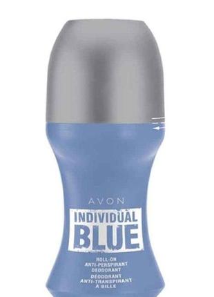 Чоловічий  набір avon individual blue (індивідуал блу ейвон) -    туалетна вода 75 мл ,  дезодорант3 фото