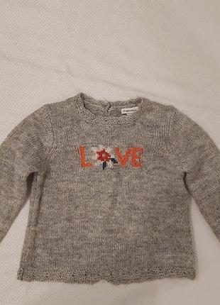 В'язана кофтинка на дівчинку