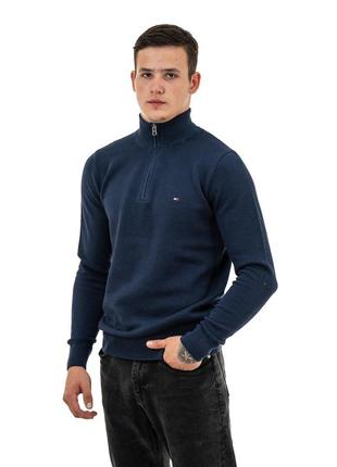 Кофта мужская tommy hilfiger th-0289 dark blue 2xl (52-54)4 фото