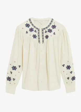 Невероятная непревзойденная рубашка блуза вышиванка marks стильная классная модная крутая1 фото