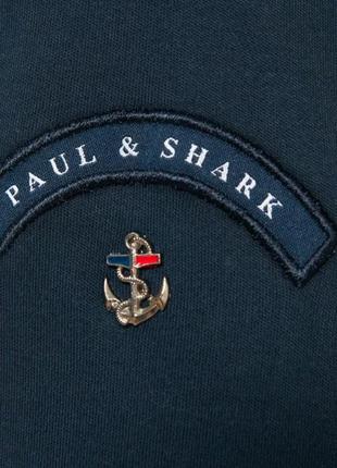 Поло мужское с длинным рукавом paul & shark interlock ps-23-3334nv 4xl5 фото