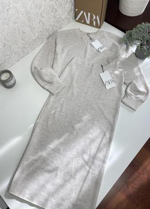 Теплый набор юбка и кофта zara