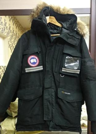 Очень теплый пуховик canada goose arctic program