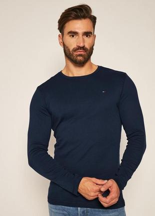 Футболка чоловіча з довгим рукавом tommy hilfiger th50432459nv 5xl