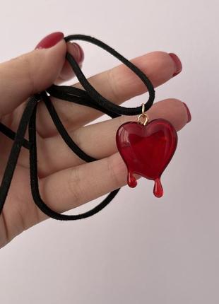 Прикраса серце на шию