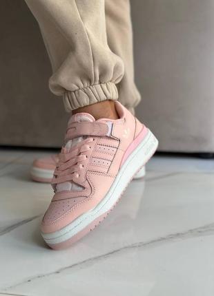 Женские кроссовки adidas forum pink     #адидас6 фото