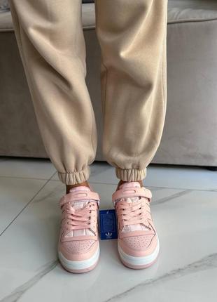 Женские кроссовки adidas forum pink     #адидас5 фото