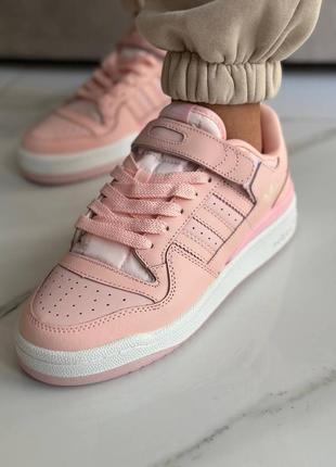 Женские кроссовки adidas forum pink     #адидас8 фото