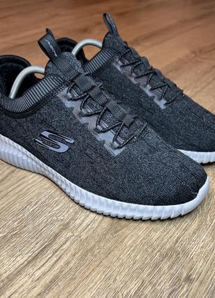 Кросівки skechers bkgy elite flex1 фото