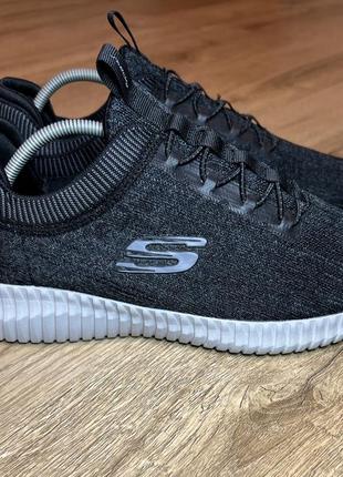 Кросівки skechers bkgy elite flex2 фото