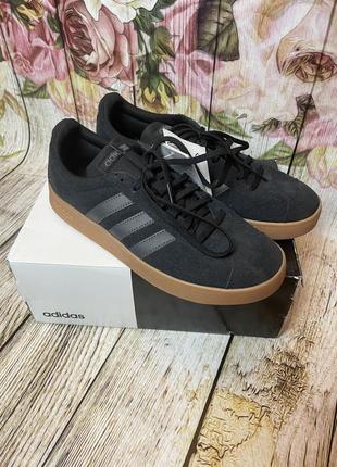 Кеды adidas duramo slides grey and blue pants size