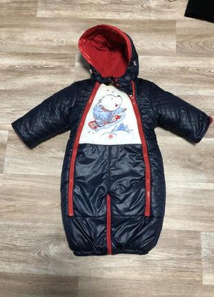 Комбинезон трансформер на овчине