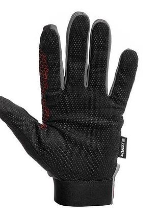 Рукавиці зі спандекса, дихаючий матеріал, антиковзаючим покриттям долоні, посилення на великому і вказівному 5