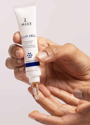 Освіжальний гель для локального використання image skincare clear cell clarifying salicylic blemish gel