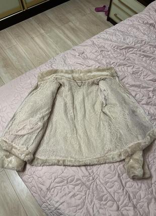 Полушубок шубка коротенькая курточка rinaschimento италия 🇮🇹 классная стильная искусственный мех5 фото