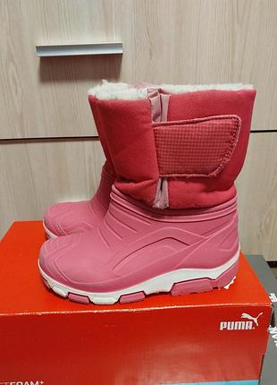 Итальянские качественные стильные теплые резиновые сапоги