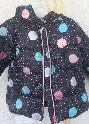 Куртка zara  86ріст ідеальний стан зима -демі