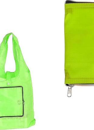 Сумка-кошелек складная однотонная непромокаемая маленькая змейка 40х60 см сумка-шоппер сумка-шоппер