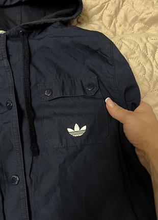 Ветровка парка женская adidas спортивная бренд оригинал классная стильная модель3 фото