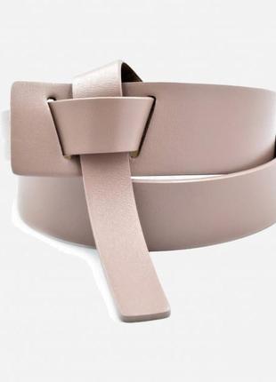 Ремень пояс женский кожаный узел / ремінь пояс жіночий шкіряний вузол