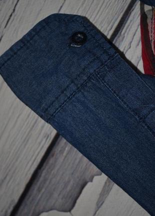6 - 7 лет 122 см очень крутая модная фирменная джинсовая рубашка rebel рейбел7 фото