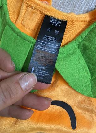 Карнавальный костюм тыквы тыквы на хелоуин хелоуин на мальчика 1-2р или девочку f&f