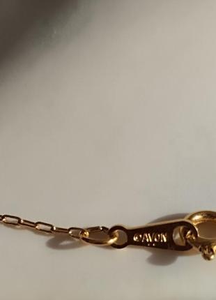 Avon цепочка с подвеской жемчужина колье в золотом тоне3 фото