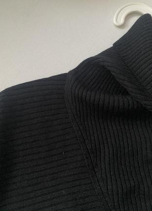 Качественный укороченный свитер с горлом шерсть3 фото