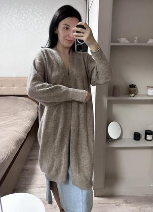 Длинный вязаный кардиган h&m 🍪