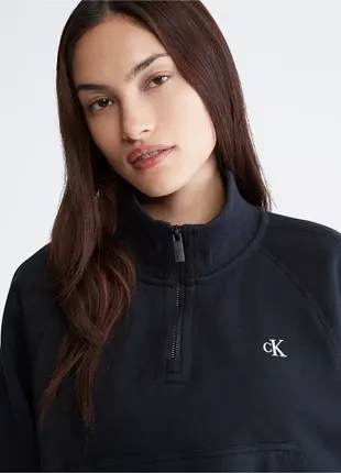 Свитшот худи кофта на молнии сверху оригинал calvin klein 40wp2544 фото