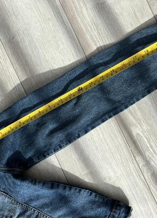 Джинсовая куртка для девочки 13-14р классическая джинсовика жакет джинсовый4 фото