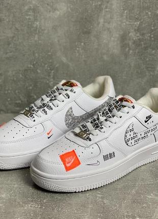 Кроссовки nike air force 1 just do it2 фото