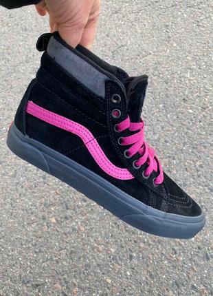 Высокие замшевые кеды vans sk8-hi mte 36,5-37 размер