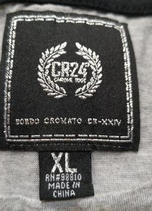 Cr-24 мужская футболка серо- черного цвета размер xl9 фото