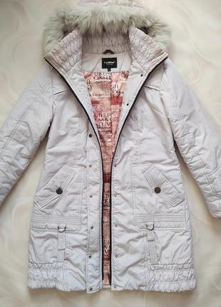 Зимнее пальто стеганое с капюшоном, пуховик, удлиненная куртка, зима, еврозима, valdini5 фото