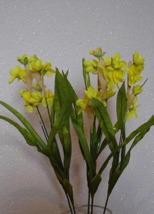 Штучні квіти нарциси (жовті)1 фото
