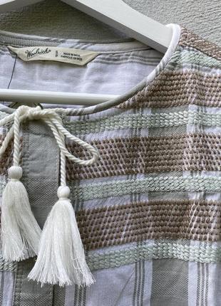 Туніка, бавовняна вишиванка, сорочка, блуза woolrich4 фото