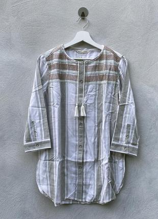 Туніка, бавовняна вишиванка, сорочка, блуза woolrich10 фото