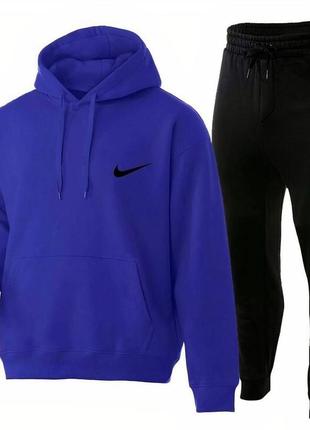 Худі + штани ❄️ зимовий спортивний костюм на флісі nike1 фото