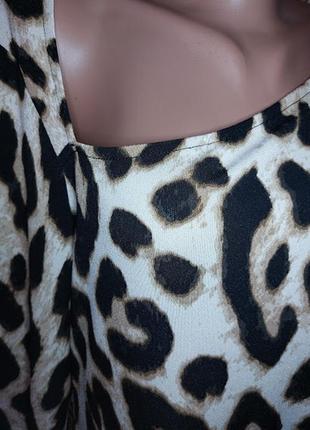 💛💛💛красивая женская леопардовая кофта, блузка h&m💛💛💛5 фото