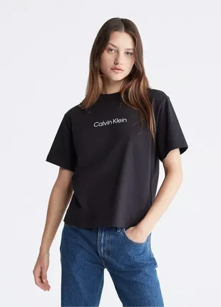 Футболка з лого оригінал calvin klein 40wp113