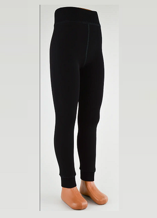 Дитячі однотонні термогаші, лосини на хутрі 04-13ст