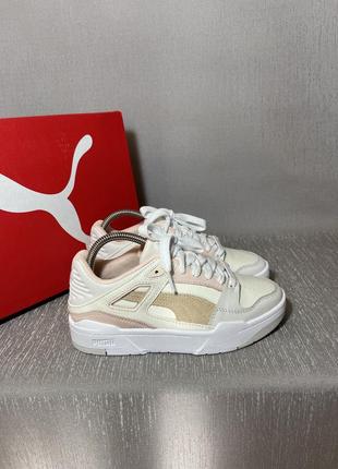 Оригинальные кожаные кроссовки puma slipstream4 фото