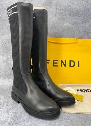 Сапоги в стиле fendi4 фото