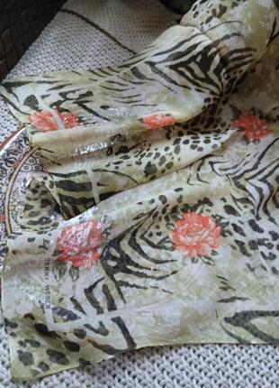 Gerry weber невесомый шейный шелковый платок2 фото