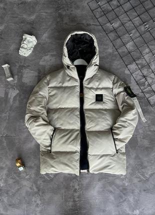 Зимова чоловіча куртка stone island5 фото